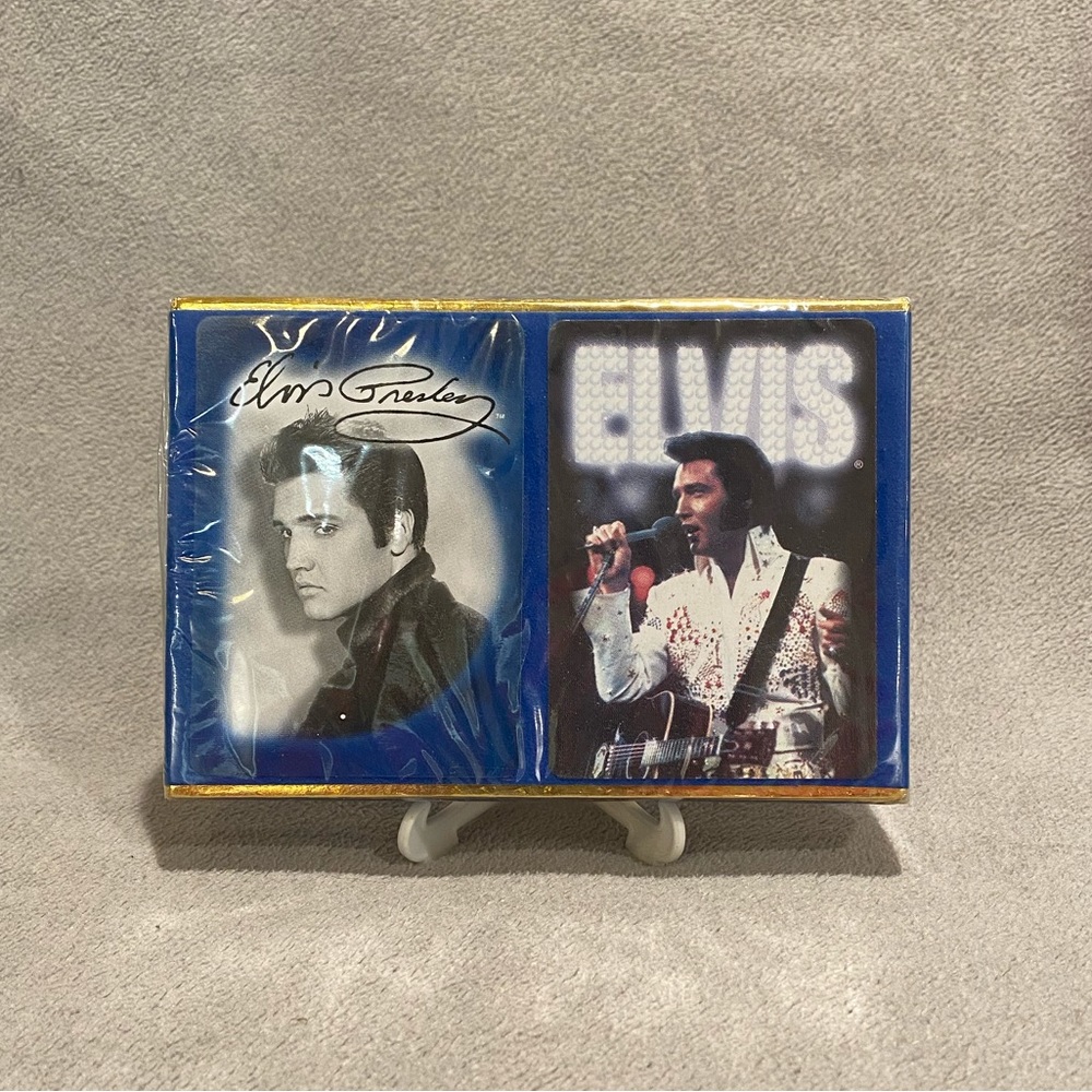 Elvis Presley playing cards